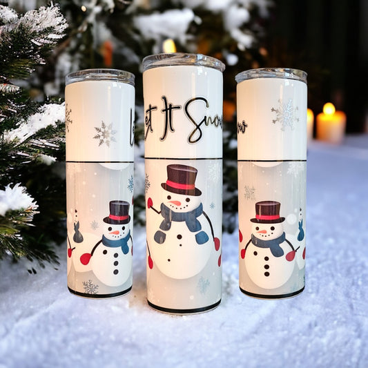 30oz snowman tumbler